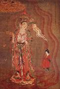 unknow artist Guanyin as-guide of the souls, from Dunhuna France oil painting artist